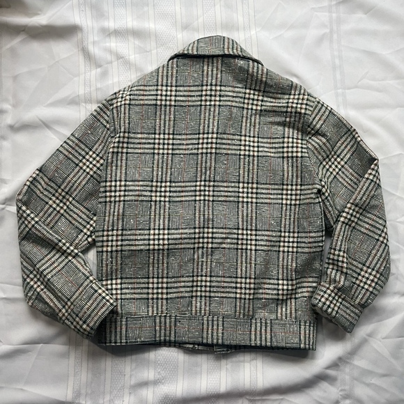 Vintage Ratner USA Men’s Tan Tartan Plaid Blazer Jacket Sport Coat Preppy 70s - Picture 3 of 11